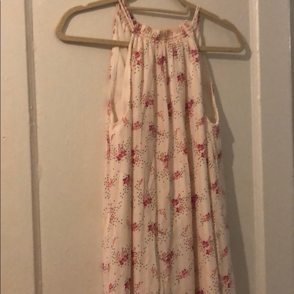 LOFT pleated floral dress